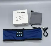 Headphones Headband Bluetooth Wireless Blue