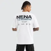 [Nena and Pasadena] Demand Box Fit Tee White