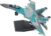 1/100 SU35S Fighter Model Kit DIY Airplane Toy for TV Cabinet Shelf Cafe