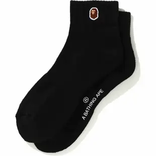 BAPE A Bathing Ape Goods Logo Ankle Socks 猿人頭 刺繡 小logo 短襪