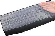 Keyboard Cover for Logitech MK345, Design for Logitech MK345 Wireless Keyboard Cover, Ultra Thin Logitech MK345 Accessories Silicone Keyboard Protector Skin -Clear