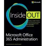 MICROSOFT OFFICE 365 ADMINISTRATION INSIDE OUT