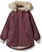 [Wheat] Unisex Children's Girls Mathilde Waterproof Breathable Jacket with Function