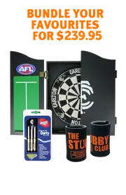 AFL Ultimate Dartboard and Cabinet Pack