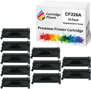 10 Pack Compatible Toner Cartridge Replacement for HP CF226A 26A (3,100 Pages) for HP Laserjet Pro MFP M402 MFP M402dn MFP M402dw MFP M402n MFP M426 MFP M426fdn MFP M426fdw