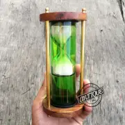 Christmas TIMER GLASS ~ SAND HOURGLASS ~ SAND INTERVAL TIME ~ TABLE ITEM VINT