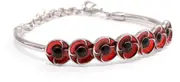 ANZAC Poppy Mpressions Seven Charm Bracelet POPPY REMEMBRANCE