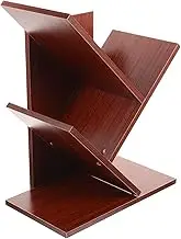 DOITOOL Tree Design Table Bookshelf Creative Desk Book Organizer Storage Rack for Home Office Strong Load Bearing Space Saving Book Classifying Stand Color