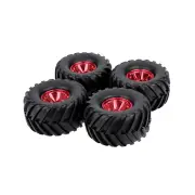 4Pcs Austar Wheel Tires Plastic Wheel Rims for 1/10 RC Crawler HSP HPI Car Parts