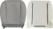 GXARTS Car Seat Cover, Driver or Passenger Side Bottom Replacement, Light Pewter Gray, Compatible with Chevy GMC Express Savana 2003 2004 2005 2006 2007 2008 2009 2010 2011 2012 2013 2014
