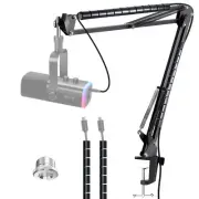 Boom Arm Compatible with Fifine Dynamic Microphone (AM8), Mic Arm for Fifne X...