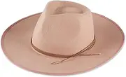 [Hadley Wren] Women's Wool Panama Hat, Faye