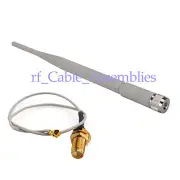 5GHz 5dbi omni directional WIFI Antenna RP-SMA wireless router+RP SMA U.FL cable