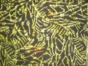 Paradise Batiks Polo Slash Yellow/Bl #Z281 QUILT FABRIC