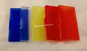 Vintage COLORED FLASH DIFFUSERS FILTERS 52mm X28mmX4mm.Plastic NEW 5 pc Set