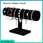 BLACK VELVET T-BAR RACK JEWELRY DISPLAY STANDS WATCH NECKLAC