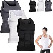 [YSSCYA] Shaperluv for Men,Mens Shaper Tank Top,Shaper Luv Tank for Men Big and Tall,Shaping Sleeveless Compression Shirt