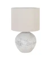 Mavis 1 Light Small Table Lamp in Antique Grey