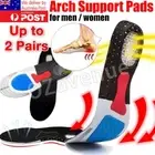 2X Arch Support Shoe Insoles Pain Relief Plantar Fasciitis Orthotic Inserts Pads