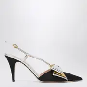 [Valentino Garavani] Slingback Bowow pumps black with bow 37,5 IT Black