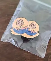 New Gelato Metal Enamel Collectible Pin Blueberry Flowers