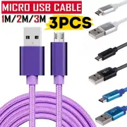Micro USB Cable Fast Charging Data Sync Cord for Android Phones Tablets Samsung