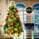 摩達客耶誕-台灣製10尺(300cm)特級綠松針葉聖誕樹+高級聖誕花蝴蝶結系配件+100燈LED燈暖白光6串(附控制器)