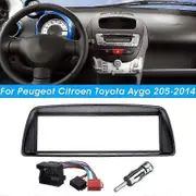 Car Radio Fascia Panel Frame 1 Din CD DVD Dash Audio Interior Cover Trim For Citroen C1 For Toyota Aygo For Peugeot 107