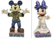 Disney Traditions Halloween Mickey & Minnie Mouse Set Jim Shore Figurine