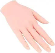 Nail Practice Hand Silicone Mannequin for Acrylic Nails Training, Versatile Accessory for Art Painting Display