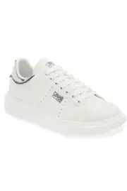 Roberto Cavalli Men's Cavalli Class Metallic Trim Low Top Sneaker