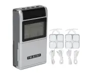 Tens Electronic Stimulator 15 Modes 20 Gears Low Frequency Pulse Electric Pulse Stimulator Machine White