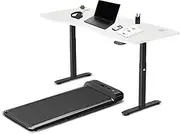 [Lifespan Fitness] WalkingPad M2 Treadmill with Ergodesk Automatic Adjutsable Standing Desk, White, 180 cm