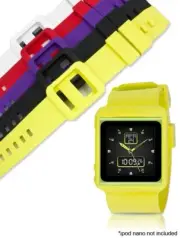 Lot 250 RED Silicone Watch Band Wrist Skin Cover Apple iPod Nano 6th generation