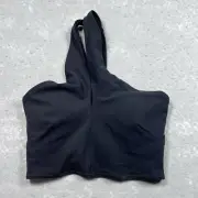 Lululemon Bra Size 2 Black Nulu Wrap-Front Long-Line Bra Light Support NWT