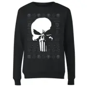 Marvel Punisher Women's Christmas Jumper - Black