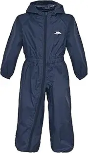[TRESPASS] Button All-in-One Waterproof Suit - Cobalt Blue