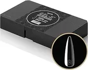 APRÉS Apres Gel-X Natural Stiletto Long Tip Box | 500Pc Gel-X Tips, 11 Sizes 00-9, Premium Quality