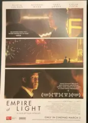 Empire Of Light Promo Flyer Only Olivia Colman Michael Ward Colin Firth T Jones
