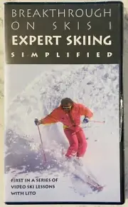 VHS - Breakthrough on Skies I Expert Skiing Simplified w/ LITO 1993 NEW & SEALED