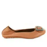 LE SANSA By CC RESORTS Ballencia LEATHER BALLET FLATS In 4 Colours