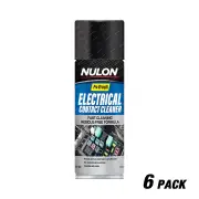 6 x Nulon Pro-Strength Electrical Contact Cleaner Fast-acting Residue Free