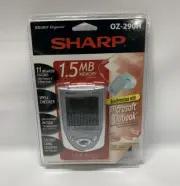 Sharp OZ-290H 1.5MB USB Touch Screen Wizard Personal Organizer Pedometer BX6