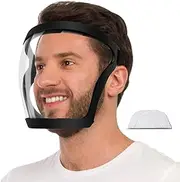 High Definition Anti-Fog Headgear, Work Protective Face Cover Hood, PC Lenses Face Protective Tool for Home Kitchen, Construction Work, Electric Welding, Food Manufacturing