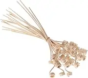 Veemoon 20 Pcs Natural Rattan Diffuser Sticks with Flower Heads - Scented Aroma Replacement Sticks for Home Fragrance - Spa and Relaxation for Essential Oil Diffusers