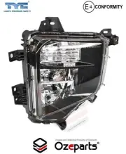RH Right Hand Fog Light Spot Driving Lamp 3 Globe For Mitsubishi Triton MR 18~23 (for: Mitsubishi)