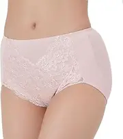 fukuske(福助) Fukusuke Women's Briefs, Camiu Girdle Style Standard Panties, 1 Piece Set, Front Lace, Elastic Design, Fukusuke