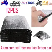 12PCS Car Engine Bay Bonnet Sound Deadener Noise Insulation Foam Proofing Heat
