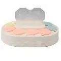 Turntable Cupcake Display Stand W/Music LED Automatic Rotating Plates US