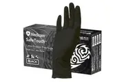 Medicom SafeTouch Ultimate Black Textured Latex Gloves XLarge